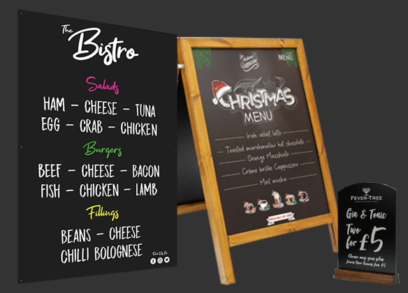 Restaurant Chalk Boards