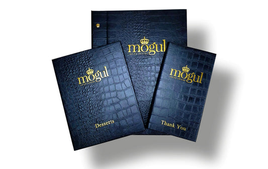 Coperchi di menu in pelle riciclata Canberra