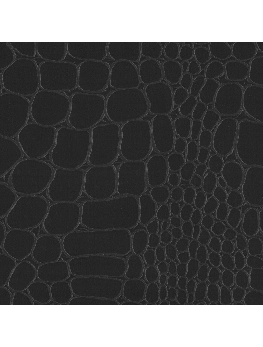 Swatch di materiale grigio scuro di Berlin Croco