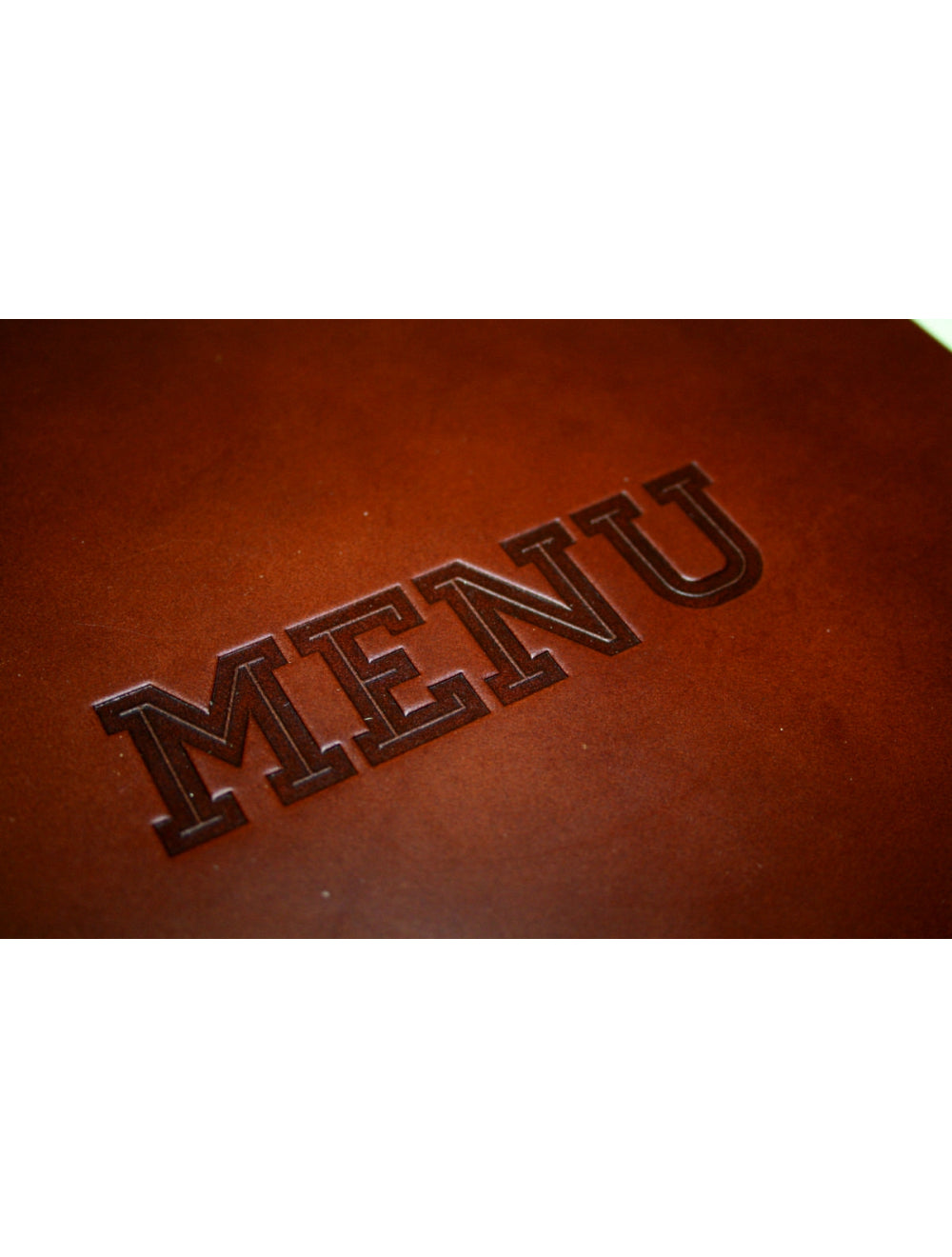 Sella nascondere i presentatori di fatture in pelle piena