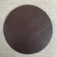 Round da 10 cm in pelle in pelle marrone (articolo di vendita)