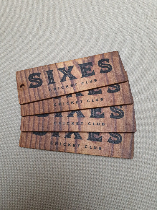 Tag a chiave in legno in legno di quercia