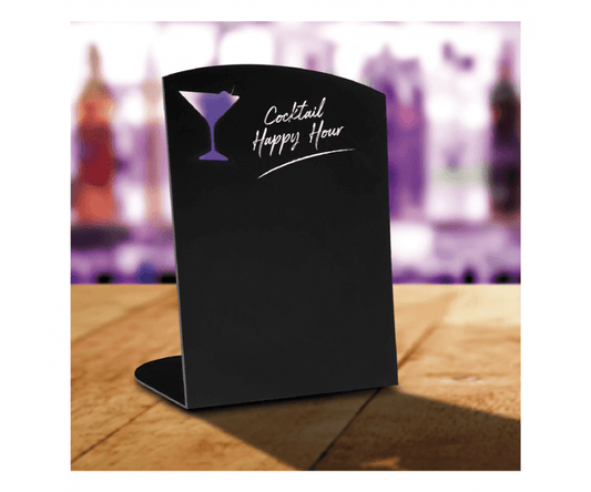 A4 Acrylic Cocktail & Drinks Chalkboards - bhma