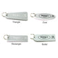 Key Fobs - Engraved Acrylic - 4 Solid Colours - bhma