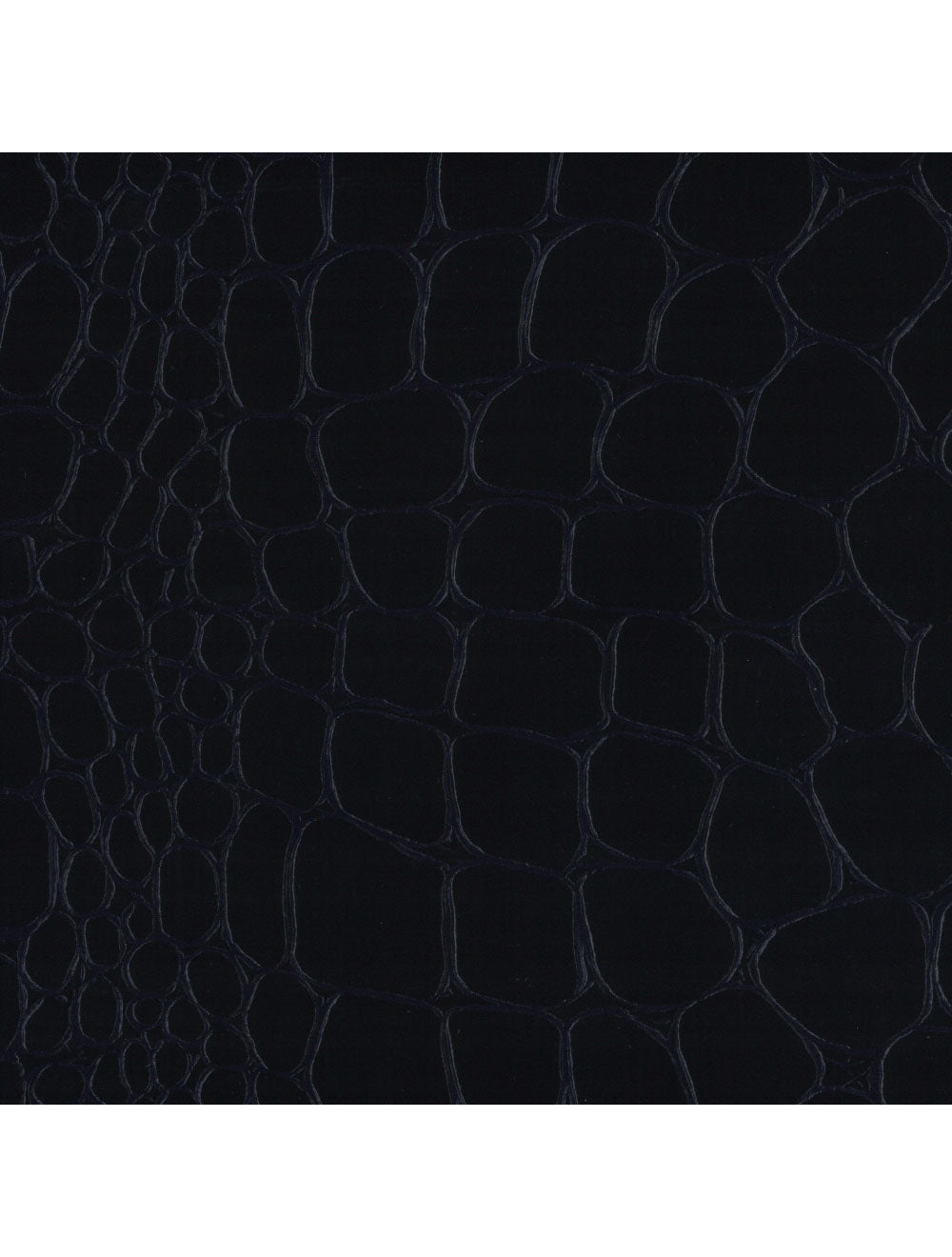Swatch di materiale blu scuro di Berlin Croco